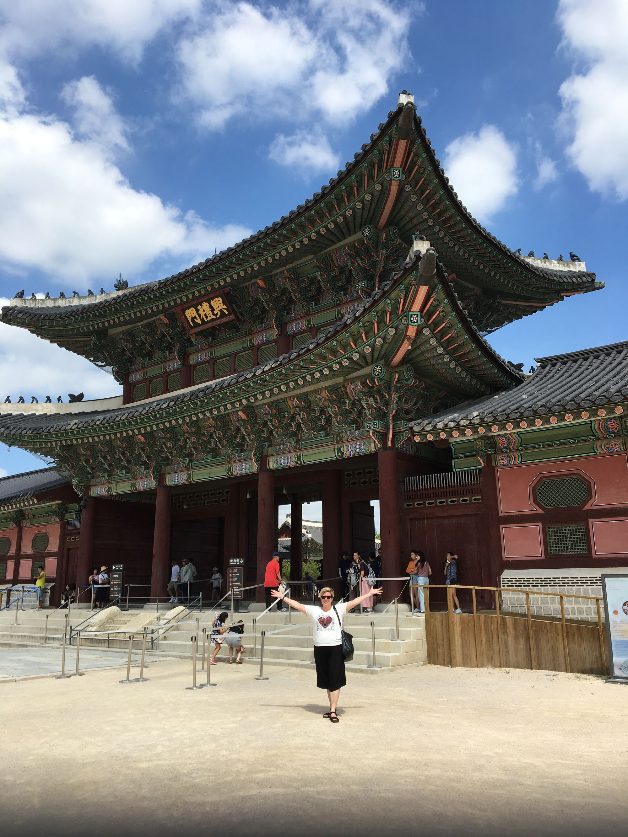 Eu, no Palácio Gyeongbokgung, em Seul, em 2018.