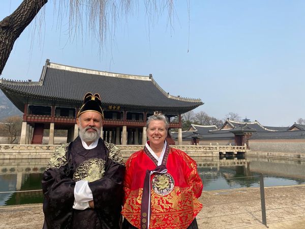 Voltando ao passado no Palácio Gyeongbokgung